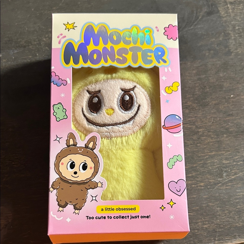 Mochi Monster‎ Yellow Labubu Purse Charm